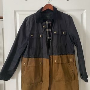 JCrew Water Resistant Two Toned Cargo Jacket